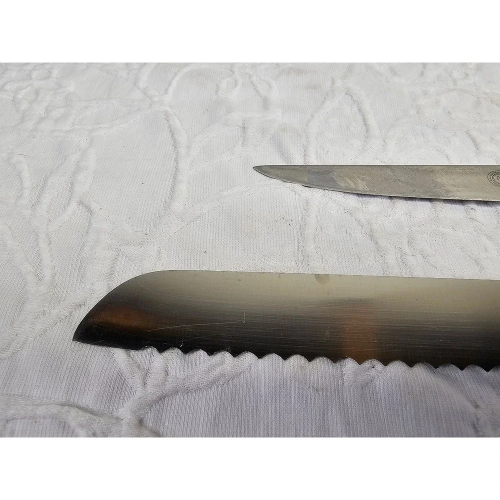 Winco Acero Knife Set Unisex OS Black Good German Steel KFP-82 KFP-61 2pc